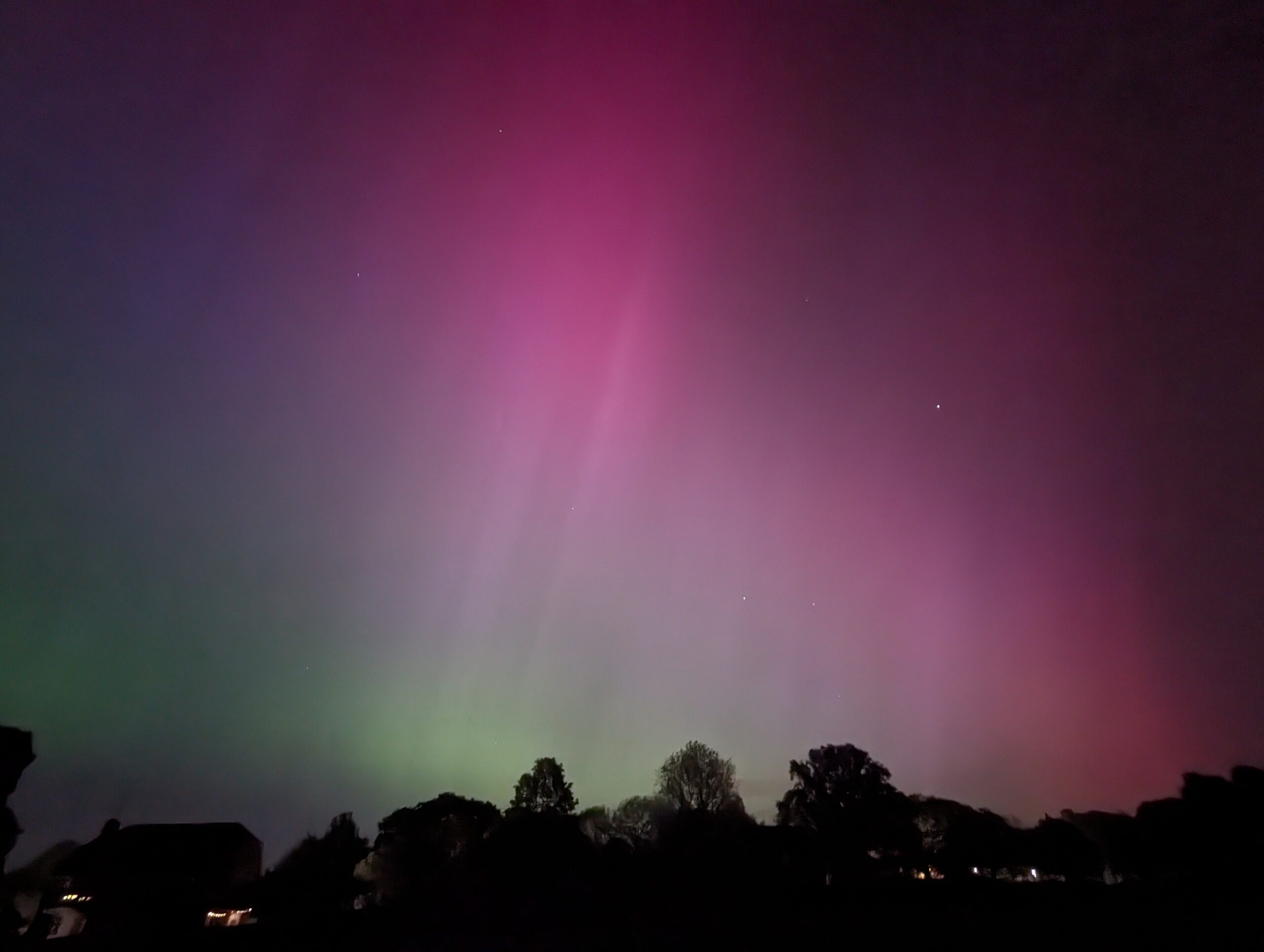 Northern Lights seen over Cranleigh!