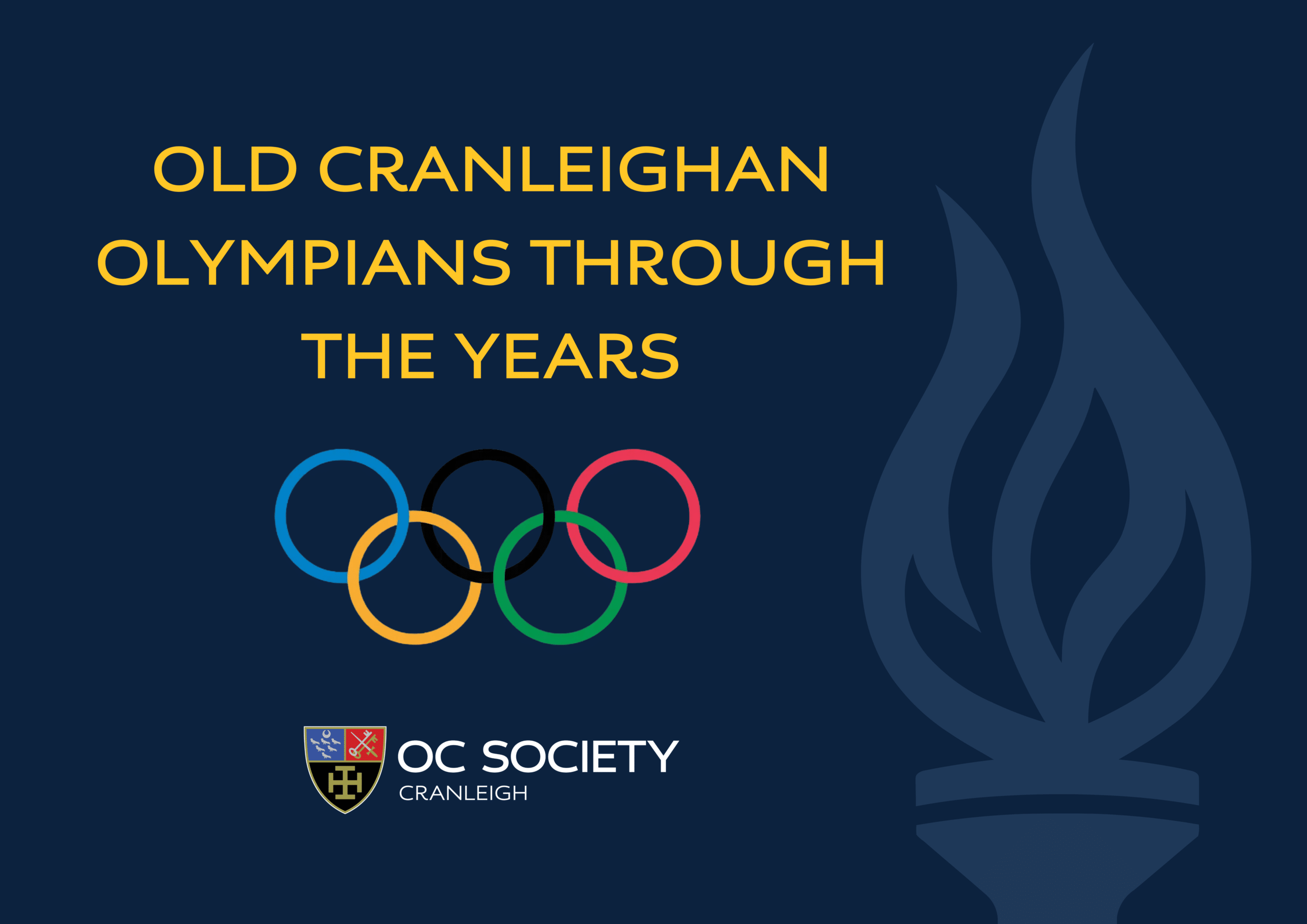 Old Cranleighan Olympians Through The Years