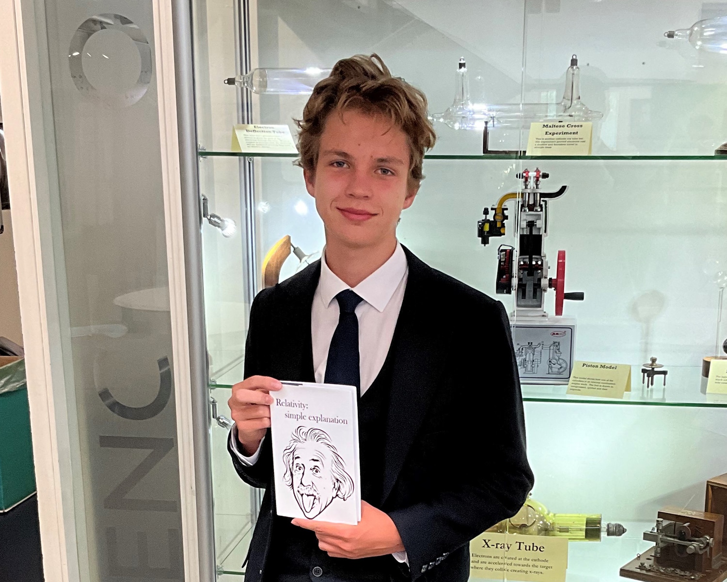 Upper Sixth Pupil Writes a Book on Relativity