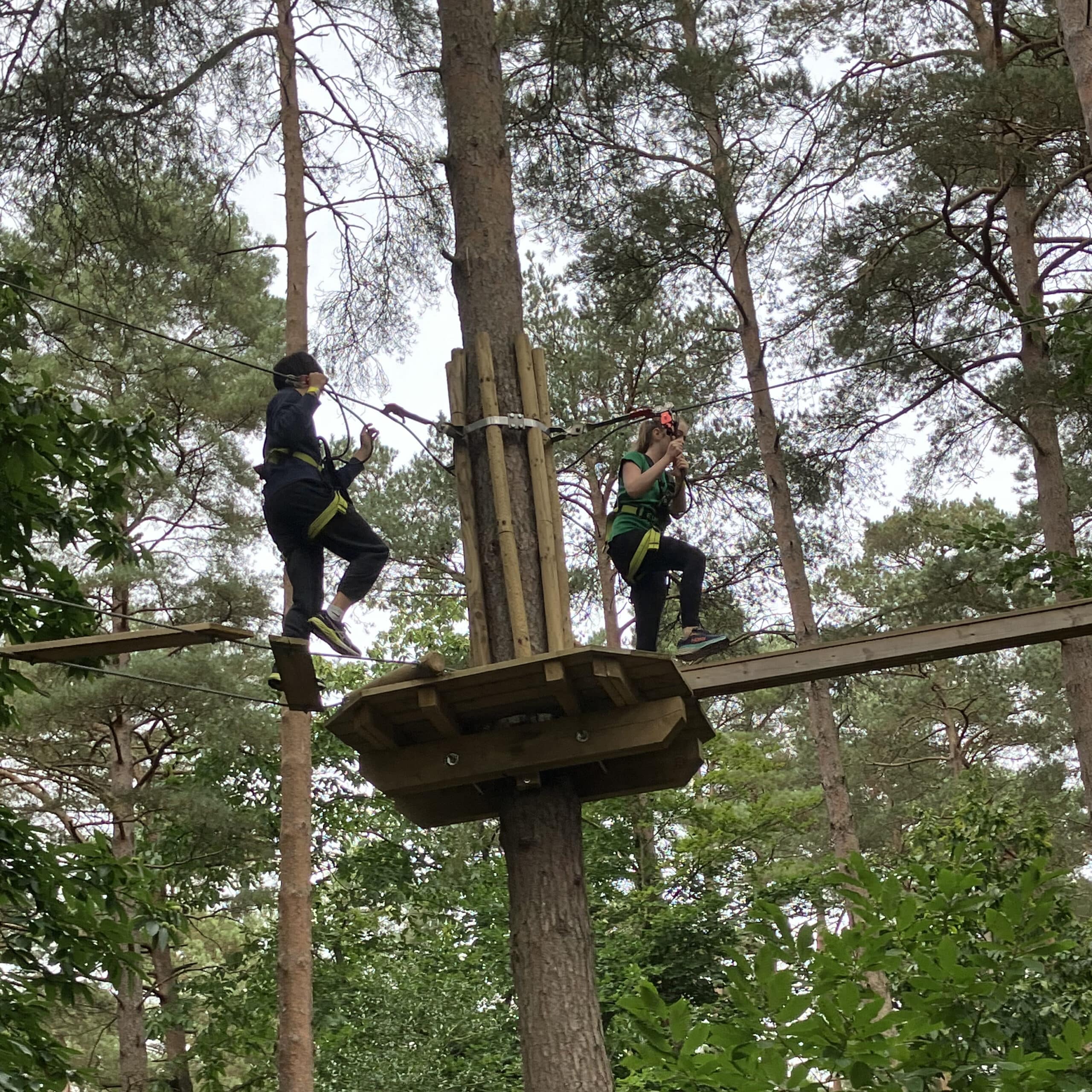 Boarders and Day pupils head to Go Ape